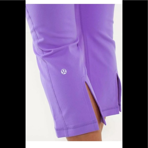 Lululemon Gather & Crow Capri Leggings, Sz 6, Blue - Picture 7 of 8